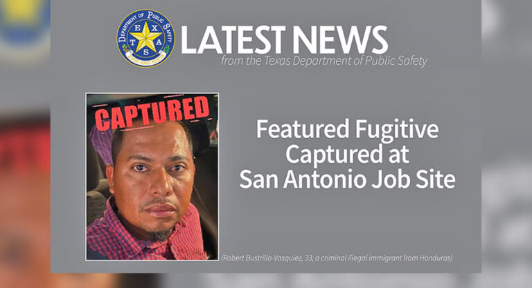 Featured Fugitive Captured at San Antonio Job Site