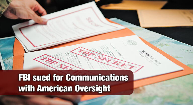 Judicial Watch Sues FBI for Communications with Anti-Trump Organization