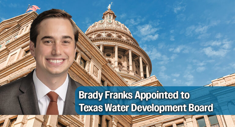 Governor Abbott Appoints Franks to Texas Water Development Board
