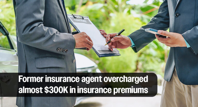Insurance Agent Pleads Guilty After Stealing almost $300k in Premiums