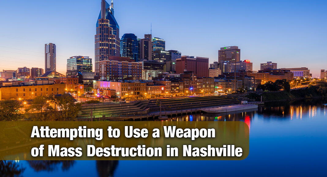 A Columbia, Tennessee man pleaded guilty to attempting to use a weapon of mass destruction and attempting to destroy an energy facility. Image for illustration purposes