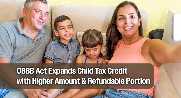 Child Tax Credit Increased to $2,200 Per Child Through 2028