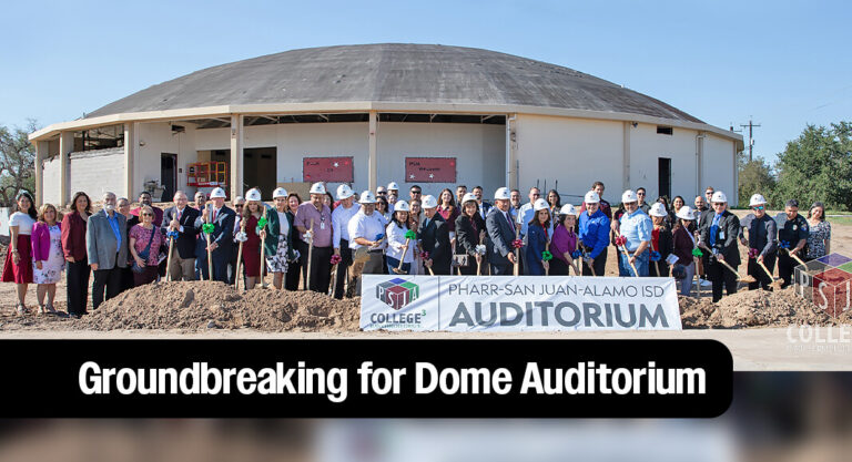 PSJA ISD hosts Groundbreaking for Dome Auditorium