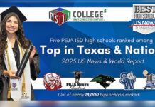 Five PSJA ISD High Schools Ranked Among Top in Texas and the Nation