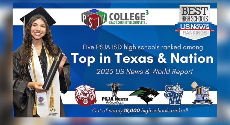 Five PSJA ISD High Schools Ranked Among Top in Texas and the Nation