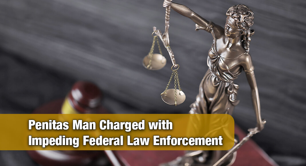 A federal grand jury has returned an indictment against a 19-year-old man for impeding and interfering with federal law enforcement agents in the course of their duties. Image for illustration purposes