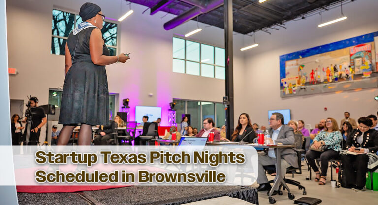 Two Startup Texas Pitch Nights in Brownsville, Sept. 9th & 11th