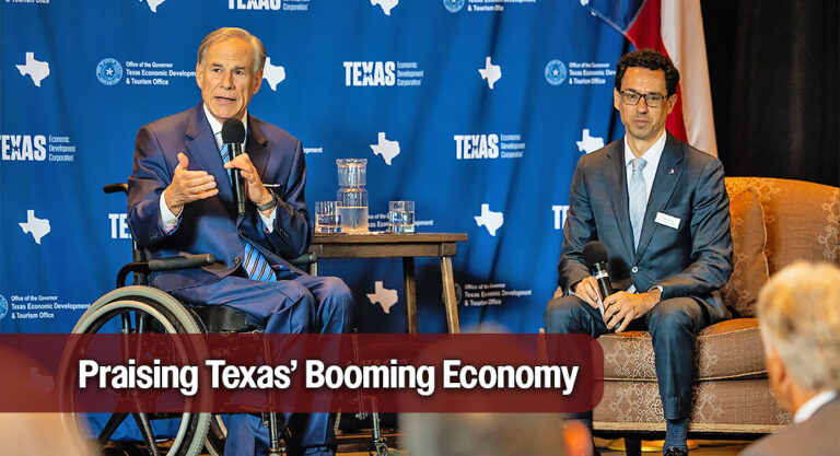 Governor Touts Texas’ Booming Economy at TxEDC Investor Summit Fireside Chat