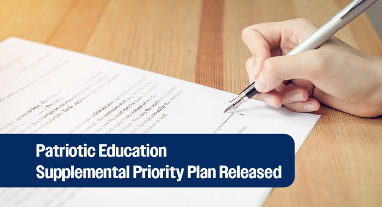 U.S. DOE Releases Sec. McMahon’s Patriotic Education Supplemental Priority Plan