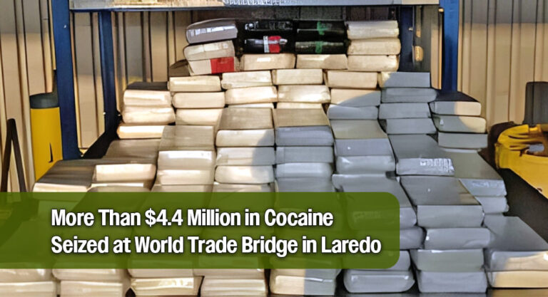 CBP Officers Seize More Than $4.4 Million in Cocaine at World Trade Bridge
