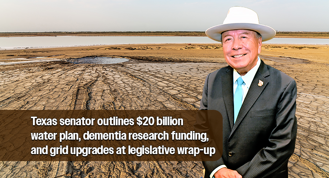 Hinojosa said water was the top concern for Texas as the state faces population growth and recurring drought. Photo By Roberto Hugo González. Bgd for illustration purposes