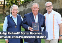 Judge Richard F. Cortez Receives National Latino Presidential Citation