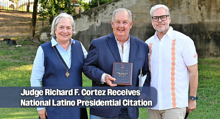 Judge Richard F. Cortez Receives National Latino Presidential Citation