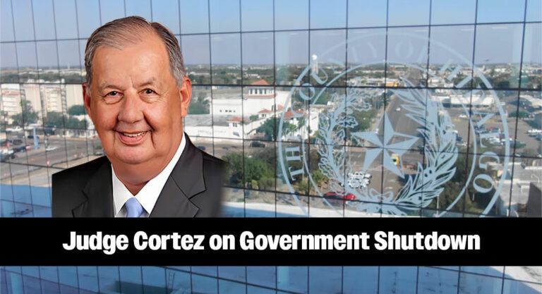 Statement from County Judge Cortez regarding Government Shutdown