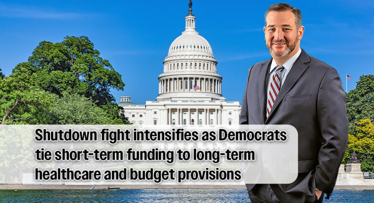 Sen. Cruz Blames Democrats for Shutdown Standoff as Schumer’s Caucus Presses $1.5 Trillion Demand