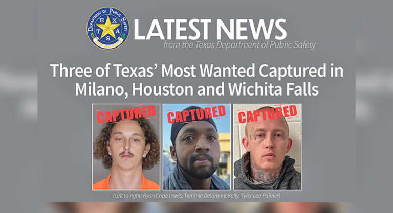 Three of Texas’ Most Wanted Captured