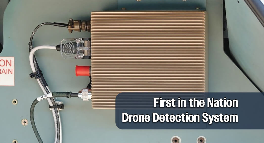 The Texas Department of Public Safety (DPS) is the first law enforcement agency in the nation to deploy Airborne Counter Unmanned Aircraft Systems (ACUS) – a cutting-edge technology mounted on helicopters designed to detect and respond to drones that may pose a potential threat to public safety or emergency operations. Photo: Texas DPS