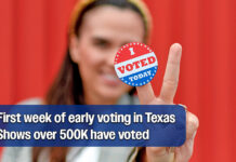 Half A Million Texans Voted in First Week of Early Voting for Nov. 4th Election