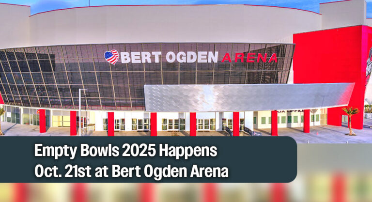 Empty Bowls 2025 Happens Oct. 21st at Bert Ogden Arena