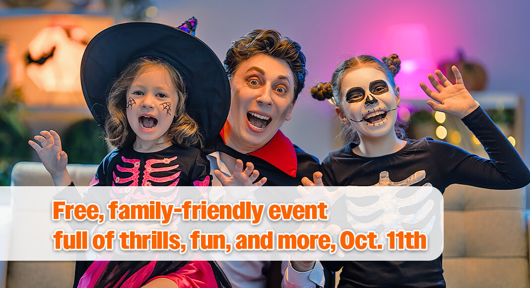 The City of McAllen is thrilled to announce the McAllen Halloween Festival, presented by H-E-B, on Saturday, October 11, starting at 5:30 p.m. at Westside Park (1000 S. Ware Rd.). Image for illustration purposes