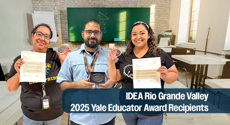 Three IDEA Rio Grande Valley Educators Receive Prestigious 2025 Yale Educator Award 