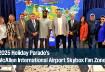 Dallas Cowboys Williams and Casillas, announce McAllen International Airport Skybox Fan Zone