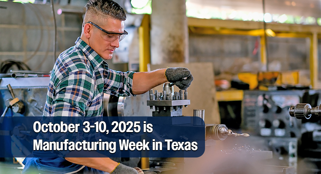Governor Greg Abbott celebrated the strength of Texas’ manufacturing sector and the role it plays in fueling innovation, driving economic growth, and creating new jobs in communities across Texas by proclaiming October 3-10, 2025 as Manufacturing Week in Texas. Image for illustration purposes