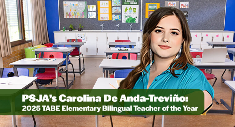 PSJA ISD Educator Named 2025 TABE Elementary Bilingual Teacher of the Year 