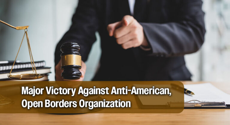 Paxton Secures Win Against Radical, Open Borders Group