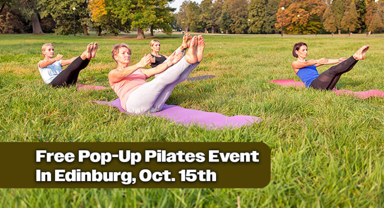City of Edinburg Hosts Free Pop-Up Pilates Event at Promenade Park Amphitheater, Oct. 15th