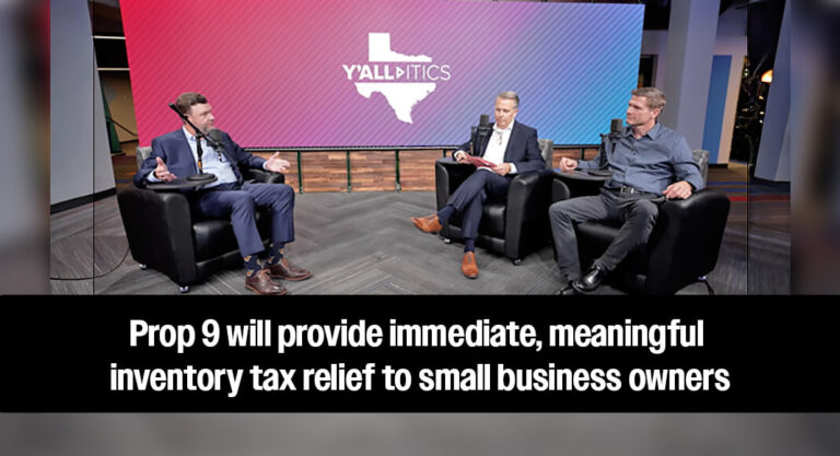 NFIB Texas Urges Voters to Vote ‘YES’ on Prop 9