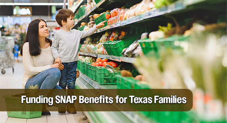 Cornyn Cosponsors Bill to Fund SNAP Benefits for Texas Families