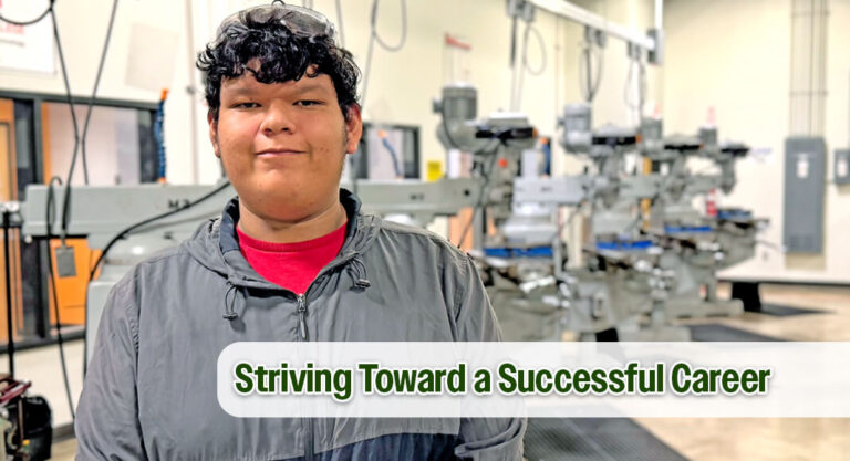 Weslaco East Dual Credit Student Thrives in STC’s Advanced Manufacturing Program