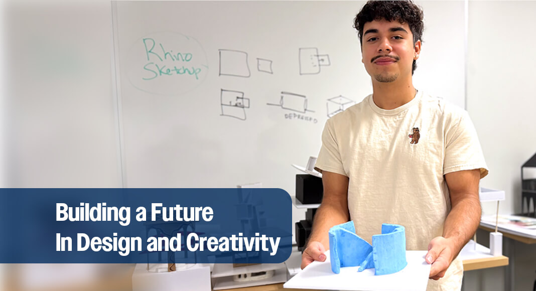 Thor Legorreta was part of the first-ever architecture cohort at South Texas College, which launched in fall 2024 with just 13 students. One year later, he is an elder statesman for the program, which has since surged to more than 70 students as interest continues to grow across the region. STC Image
