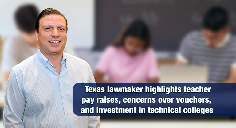Rep. Sergio Muñoz Jr. emphasizes education funding, tax fairness, and workforce development