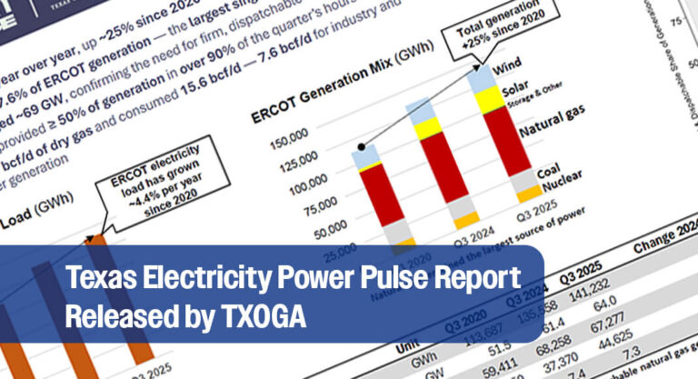 TXOGA Launches New Texas Electricity Power Pulse Report