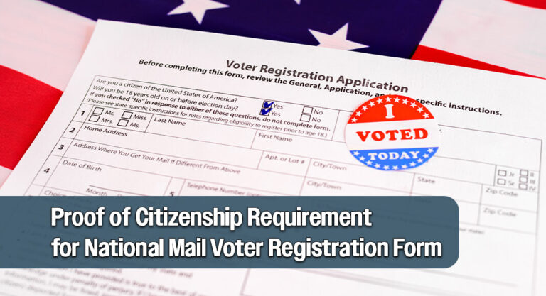 Cornyn, Cruz, Colleagues Push for Proof of Citizenship Requirement for National Mail Voter Registration Form