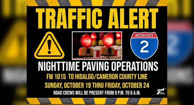 TRAFFIC ALERT: Pavement repair work on EB I-2, Oct. 19th-24th