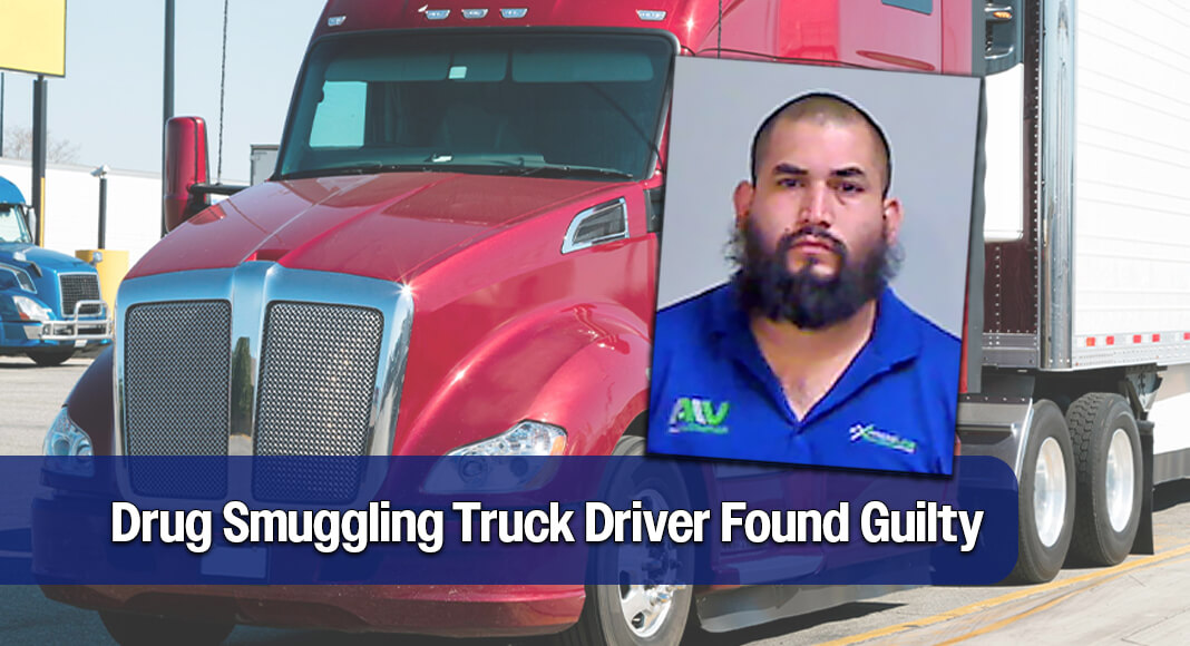 Truck Driver Found Guilty of Smuggling Over $6 Million worth of Cocaine into U.S.