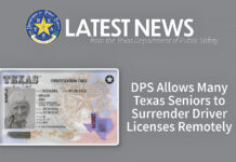 DPS Allows Many Texas Seniors to Surrender Driver Licenses Remotely