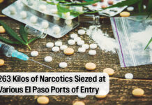 CBP Seizes 263 Kilos of Narcotics at Various El Paso Ports of Entry