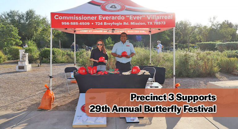 Precinct 3 Supports 29th Annual Butterfly Festival in Mission
