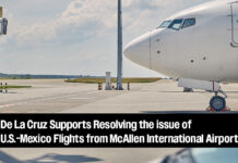 De La Cruz Looks for Solutions for U.S.-Mexico Flights from McAllen International Airport
