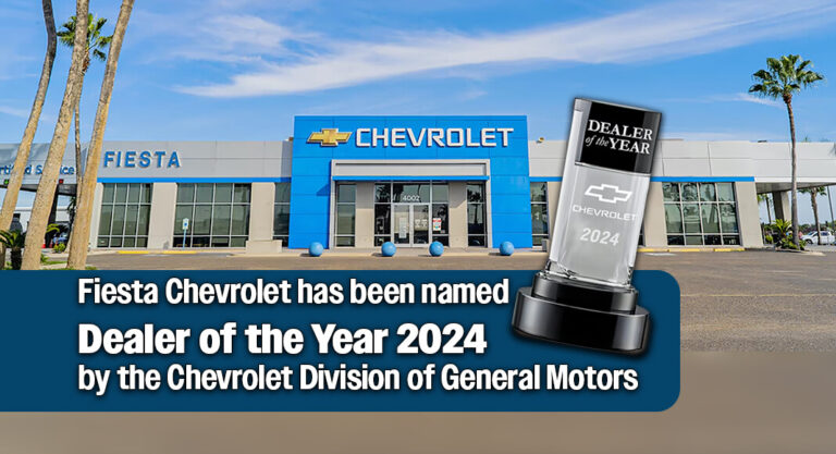 Fiesta Chevrolet Named Dealer of the Year 2024