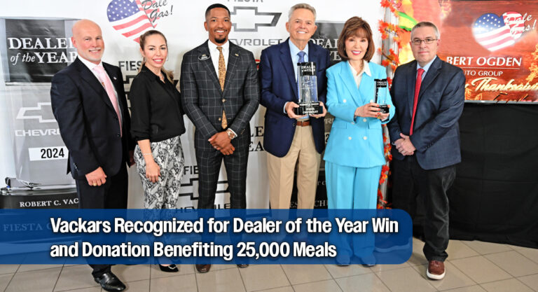 Fiesta Chevrolet Leaders Honored for Six-Time National Achievement and Community Support