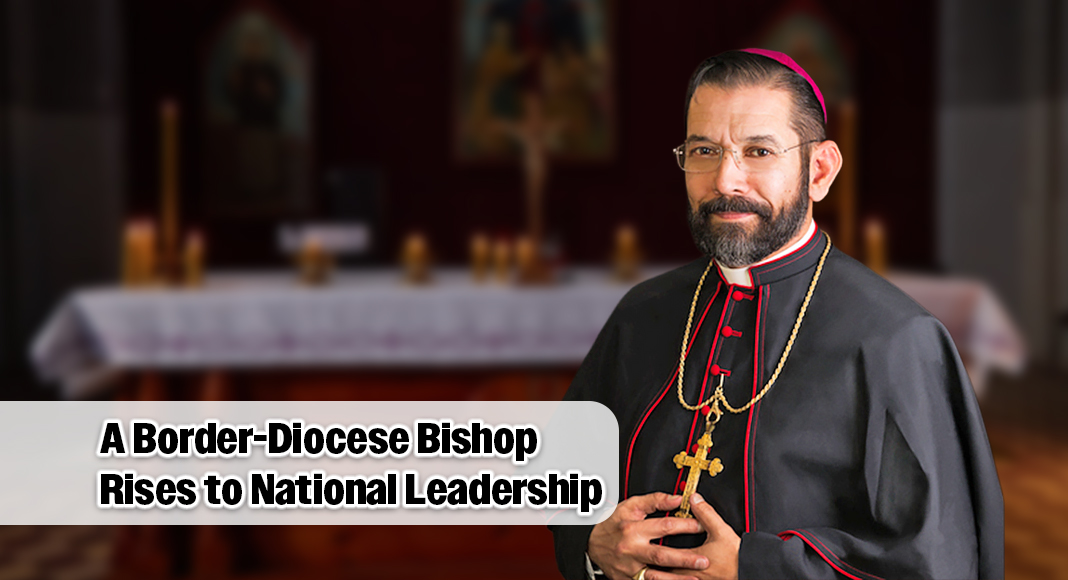 Bishop Daniel Flores. Image Courtesy of the USCCB. Bgd for illustration purposes