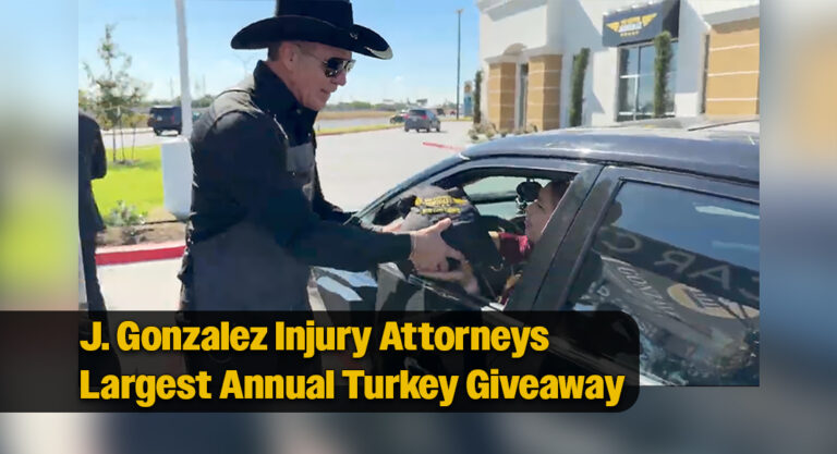 J. Gonzalez Injury Attorneys Host Their Largest Annual Turkey Giveaway to Date in the RGV