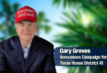 Gary Groves Announces Campaign for Texas House District 41