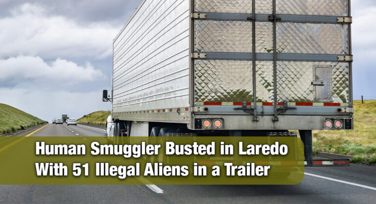 Illegal Alien Arrested For Smuggling 51 Illegal Aliens in Refrigerated Produce Trailer
