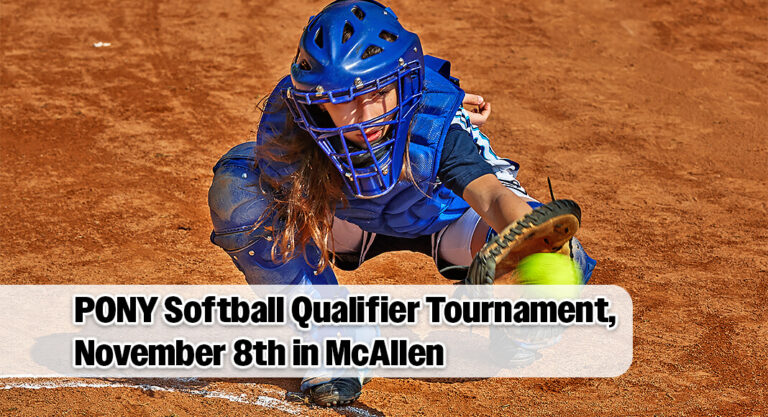 City of McAllen to Host First-Ever PONY Softball Qualifier Tournament, Nov. 8th